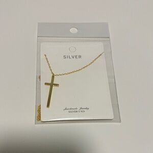 Gold Cross Pendant Necklace